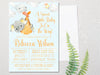 Gender Neutral Elephant Baby Shower Invitations