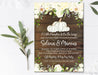 Gender Neutral Fall Pumpkin Fall Baby Shower Invitations