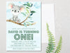 Gender Neutral Koala 1st Birthday Party Invitations