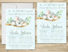 Gender Neutral Koala Baby Shower Invitations