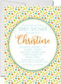 Gender Neutral Polka Dot Baby Shower Invitations