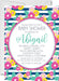 Girls Bright Floral Baby Shower Invitations