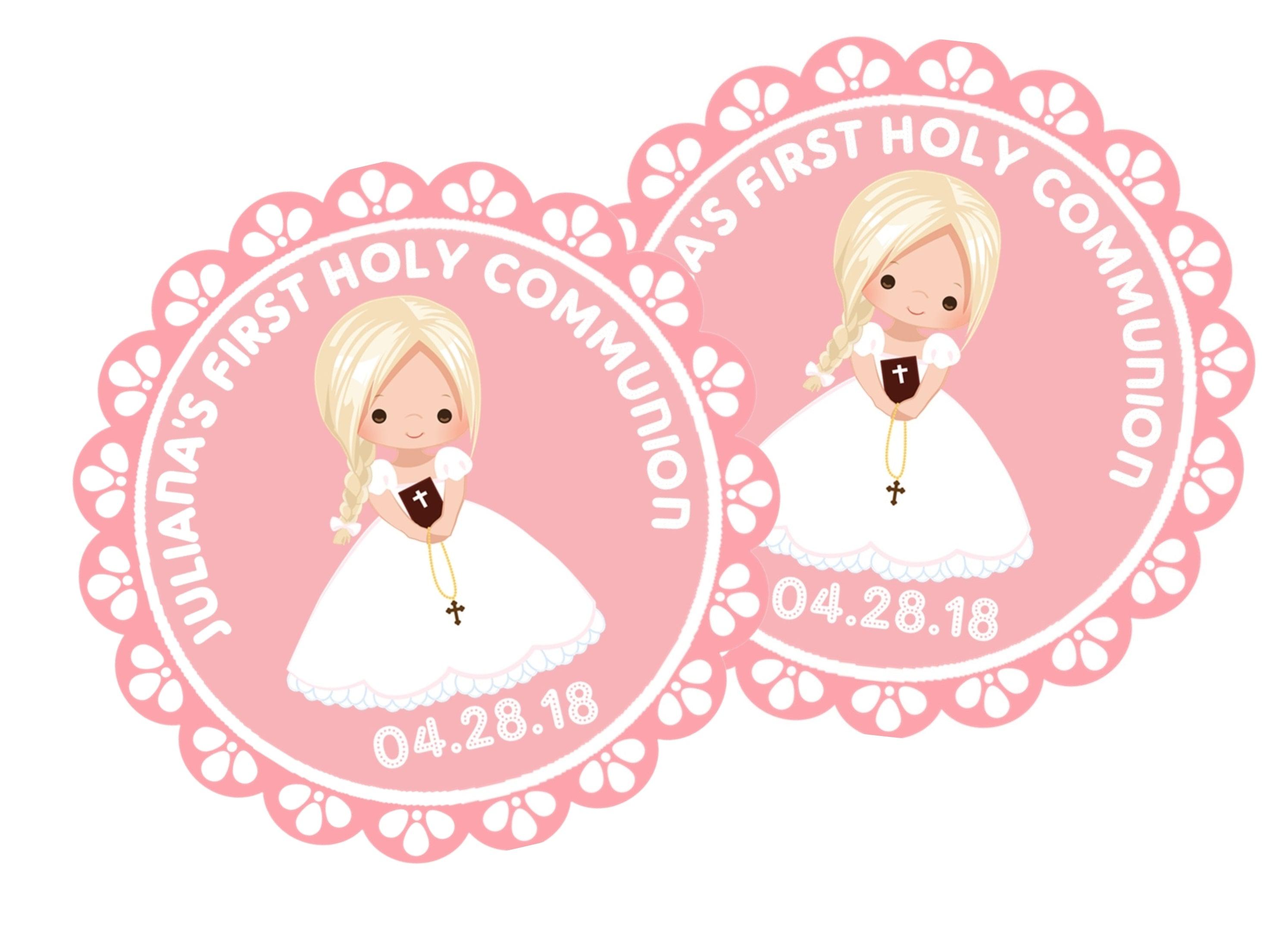 Girls First Communion Stickers