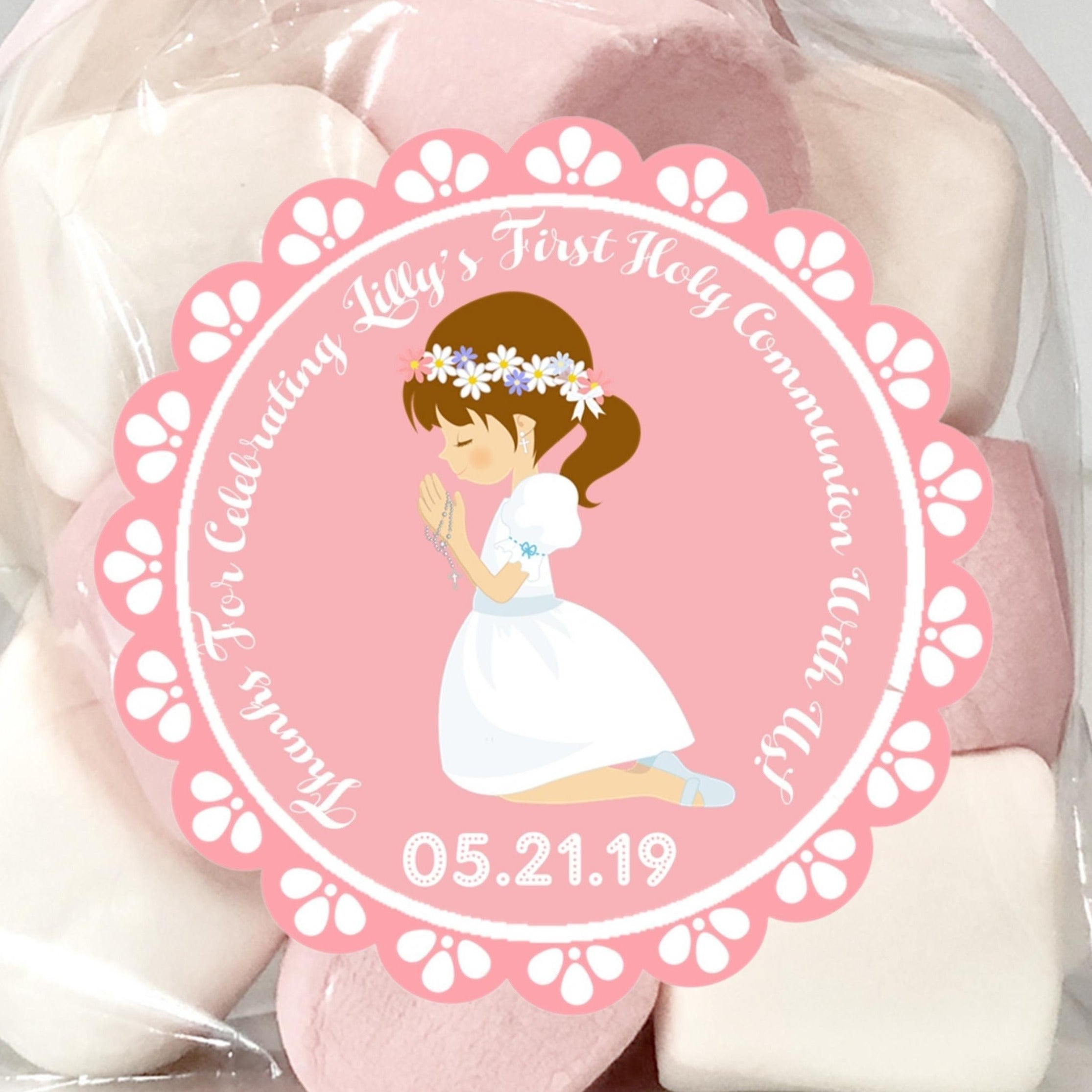 Girls First Communion Stickers