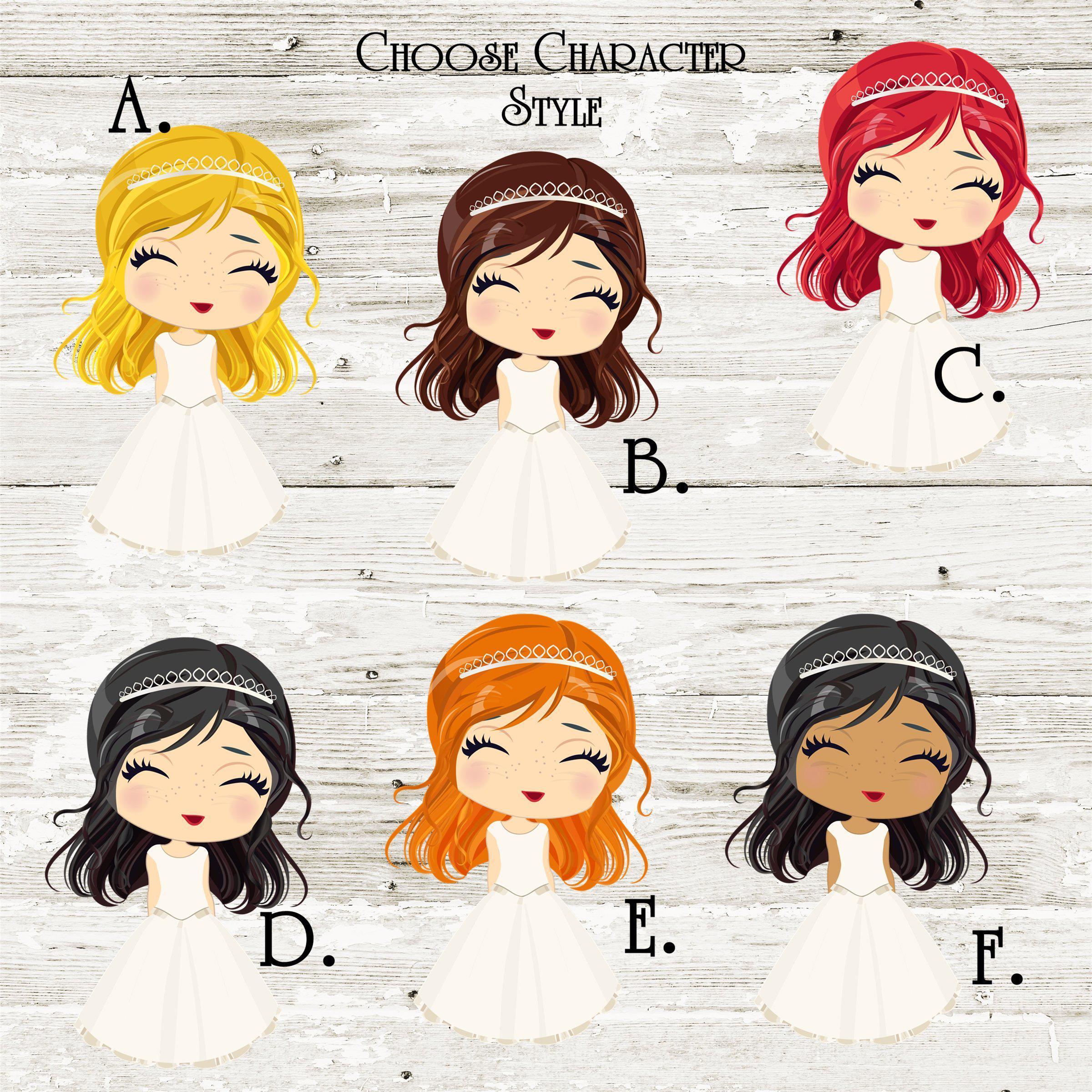 Girls First Communion Stickers