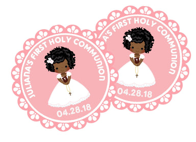 Girls First Communion Stickers