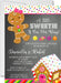 Girls Gingerbread Christmas Baby Shower Invitations