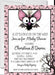 Girls Halloween Bat Baby Shower Invitations