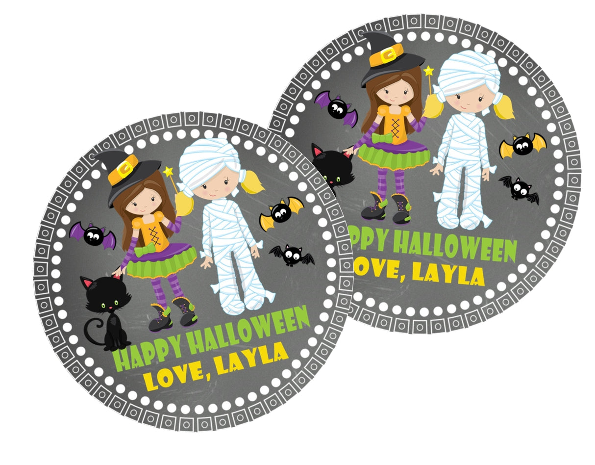 Girls Halloween Stickers
