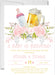 Girls Pink Beer Baby Shower Invitations