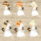 Girls Pink Floral First Communion Invitations