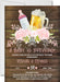 Girls Rustic Beer Baby Shower Invitations