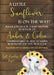 Girls Sunflower Elephant Baby Shower Invitations