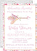 Girls Tribal Baby Shower Invitations