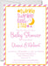 Girls Twinkle Little Star Baby Shower Invitations