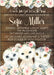 Girls Winter Arctic Animals Baby Shower Invitations