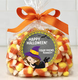 Girls Witch Halloween Stickers