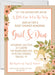 Girls Woodland Fox Baby Shower Invitations