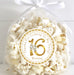 Gold Sweet 16 Birthday Party Stickers