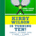 Green tennis birthday ticket invitation with admission pass layout