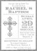 Grey And White Baptism Invitations
