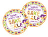 Halloween Bake Sale Stickers or Favor Tags