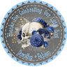 Little Boo Skull Halloween Baby Shower Stickers