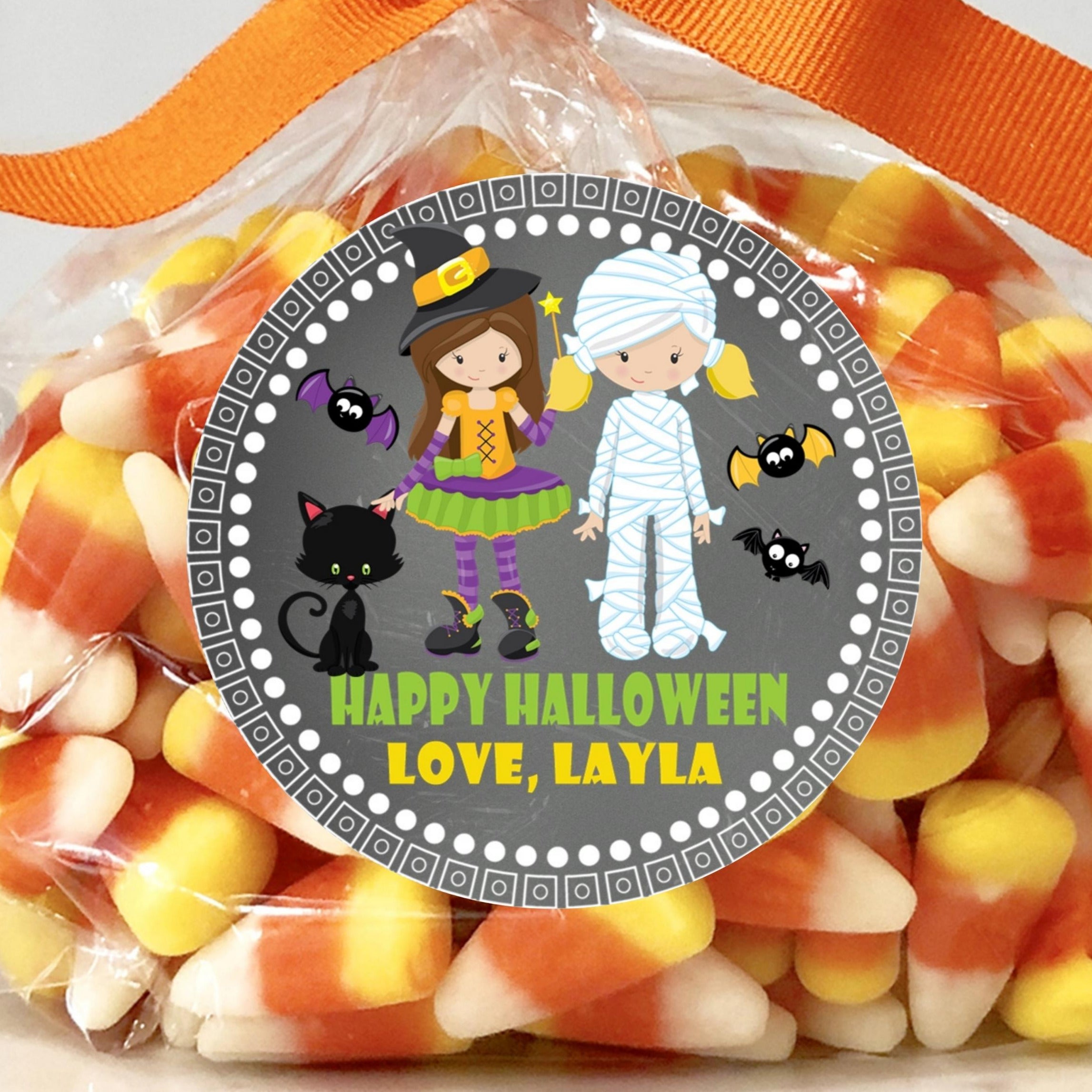 Girls Halloween Stickers