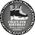 Hockey birthday sticker ice skate design