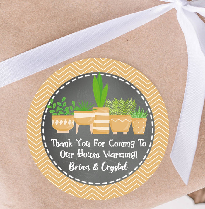 Housewarming party stickers