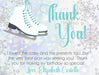 Ice Skating Birthday Thank You Cards