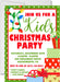 Kids Christmas Party Invitations