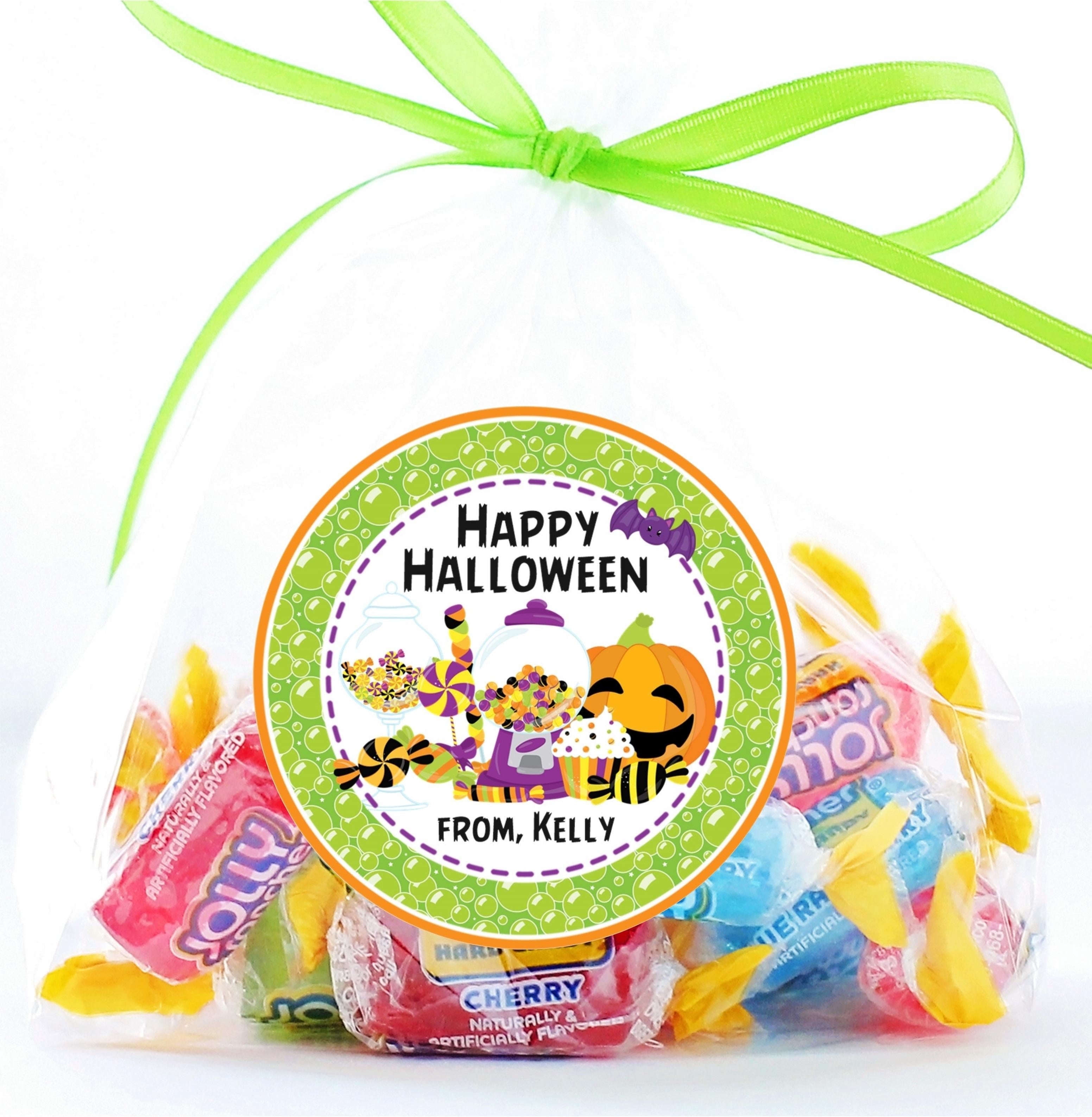 Kids Colorful Candy Halloween Stickers