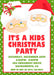 Kids Santa & Mrs. Claus Christmas Party Invitations