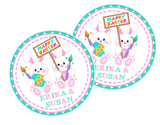 Kids Sibling Easter Stickers