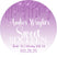 Lavender sweet 16 birthday stickers