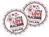 Little Love Machine Robot Valentine's Day Stickers