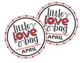 Little Love Bug valentine label
