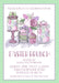 Mint And Lavender Easter Brunch Invitations