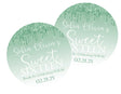 Mint green Sweet Sixteen birthday sticker personalized