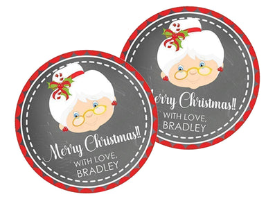 Mrs. Claus Christmas Stickers