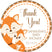 Neutral fox woodland baby shower stickers