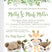 Neutral green social distance baby shower invitation