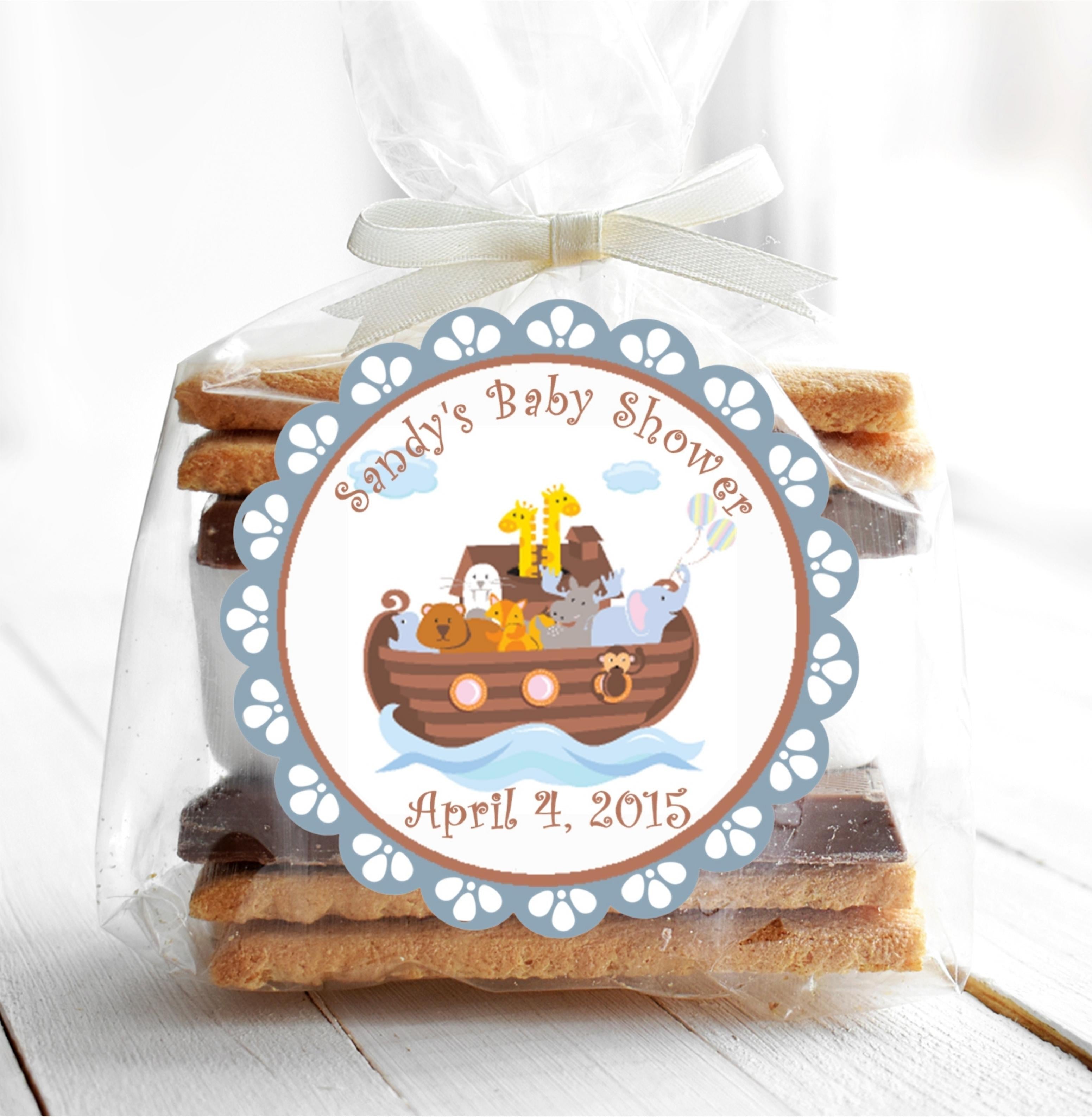 Noah's Ark Baby Shower Stickers