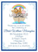 Noah's Ark Christening Invitations