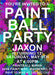 Paintball Birthday Party Invitations