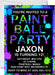 Paintball Birthday Party Invitations