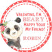 Panda Valentine's Day Stickers