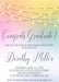 Pastel Backyard Graduation Party Invitations