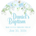 Pastel blue baptism stickers
